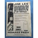 JIM LEE DEATHBLOW ART PORTFOLIO - 6 PRINTS - Sealed / Numbered Portfolio