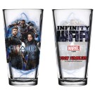 AVENGERS INFINITY WAR CAPTAIN AMERICA WINTER SOLDIER FALCON PINT GLASS