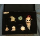 NIGHTMARE BEFORE CHRISTMAS 6 PIECE PORCELAIN HEAD SET A - LIMITED TO 1500