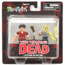 Hilltop Maggie Variant & Forest Zombie Walking Dead Minimates Series 8 Set (One per case)