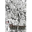 IRON MAN 2020 #1 (OF 6) ROCHE PARTY SKETCH VARIANT (1 Per Store Incentive)