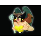 JUSTICE LEAGUE ANIMATED HAWKGIRL WALL PLAQUE