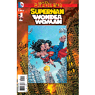 SUPERMAN WONDER WOMAN FUTURES END #1 3D MOTION LENTICULAR COVER