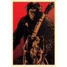 WAR FOR THE PLANET OF THE APES Shepard Fairey Movie Poster 13x19 Triple Feature Exclusive