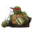 TMNT RAPHAEL BUST BANK